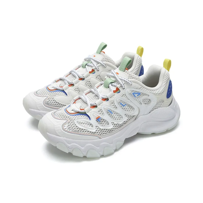 FILA Modern Abrasion Resistant Breathable Low Top Casual Shoes Men's White-2