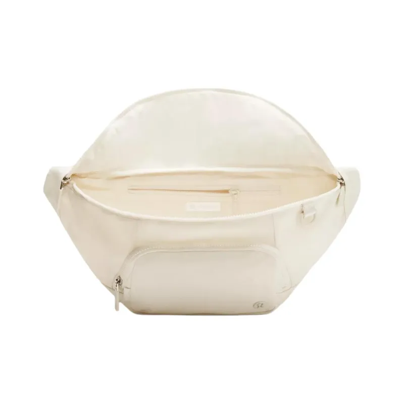 Lululemon Everywhere Nylon Sling Bag, Fanny Pack Extra Large Unisex Light Ivory-2