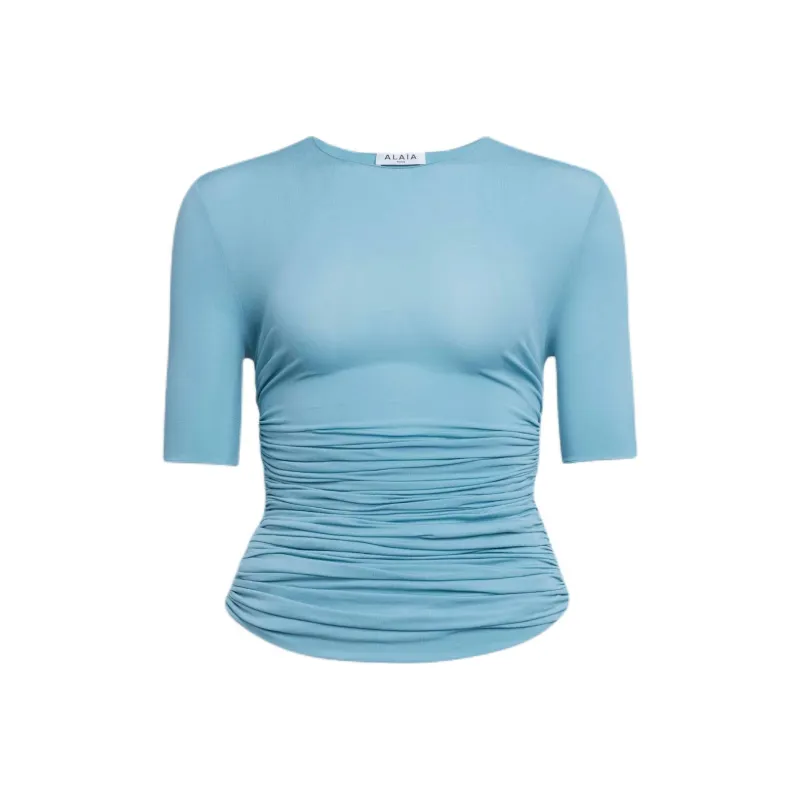 Alaia T Shirts Women's Blue-0