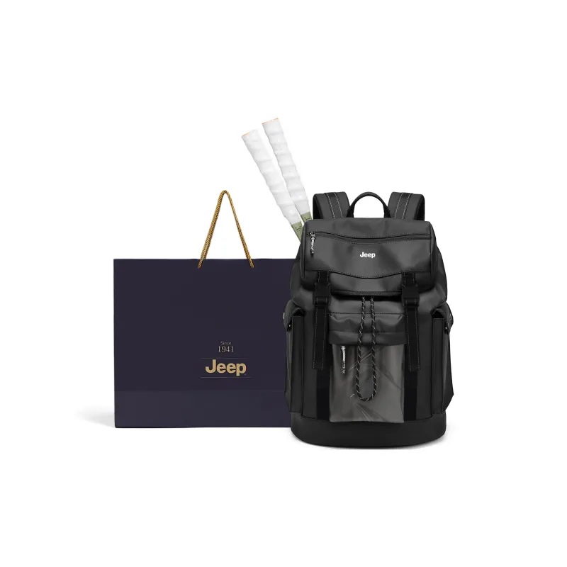 Jeep Membrana Dermalis Badminton Backpack Regular Unisex Black-4