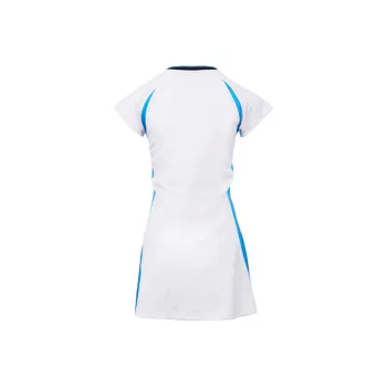 Kawasaki Blue And White Porcelain Series Short Sleeved Dress Women's