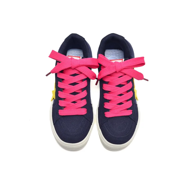 T628 Stars Puffy Shoes Slip Resistant, Abrasion Resistant, Lightweight Low Top Skateboard Shoes Unisex-12