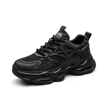 JEEP SPIRIT Darth Vader Chunky Sneakers Men Low Top Jet Black Mystic
