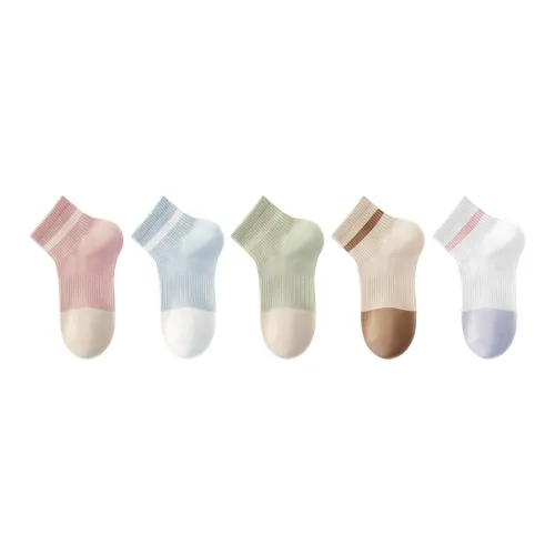 MIIOW Ankle Socks Women's 5 Pack