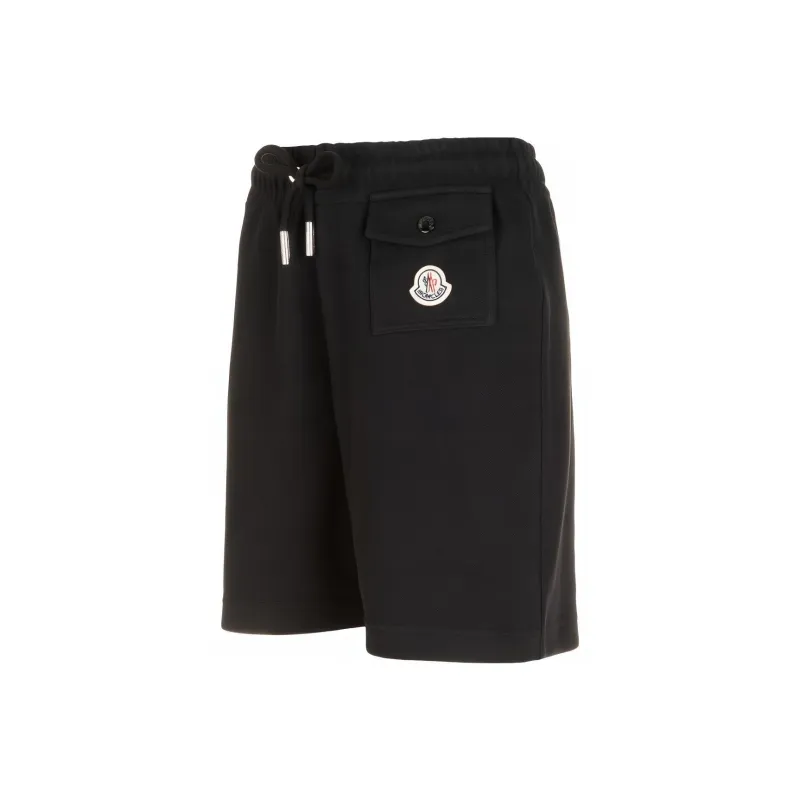Moncler Casual Shorts Women's Black-2