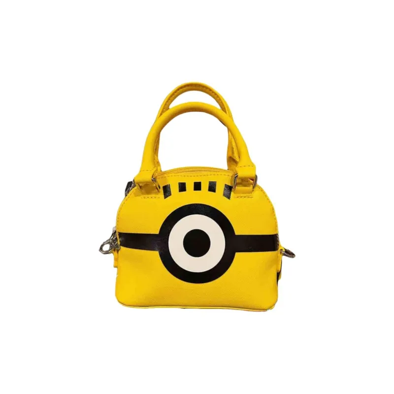 Universal Studios Minions Collection PU Shoulder Bag, Crossbody Bag, Handbag Unisex Yellow-0