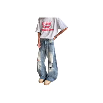 GY.VG Jeans Unisex Blue