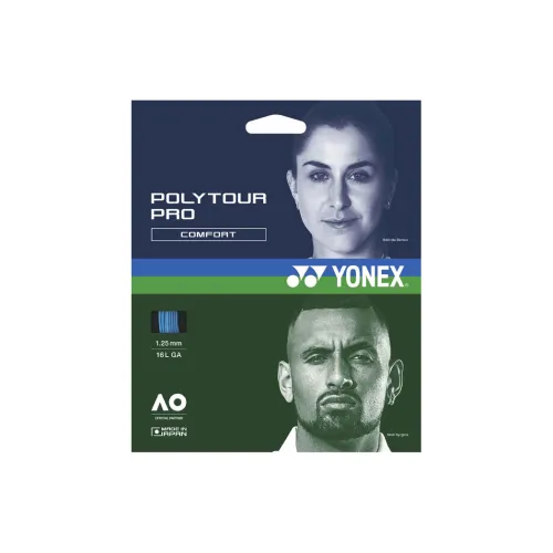 YONEX Tennis Racket Strings Polyester Unisex 12m*1.25mm Bright Orange Unisex 1.15 Mm × 12 M Blue