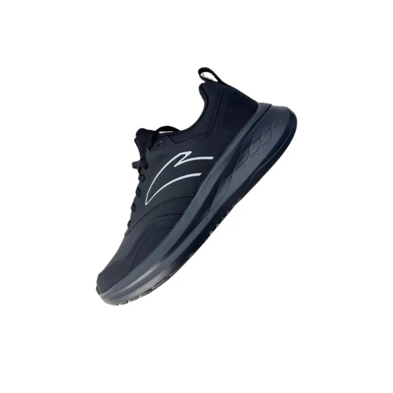 Anta Shock Absorbers With Slip Resistant And Abrasion Resistant Properties Low Top Casual Running Shoes Men's Black-1