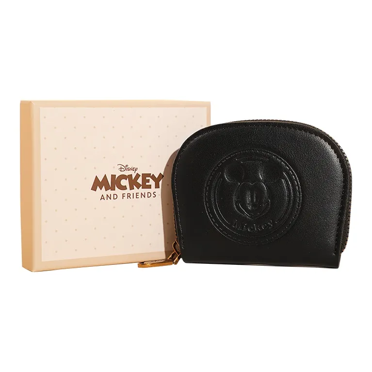 MESUCA Disney Collection Synthetic Leather Card Holder Unisex Brown/Black-5