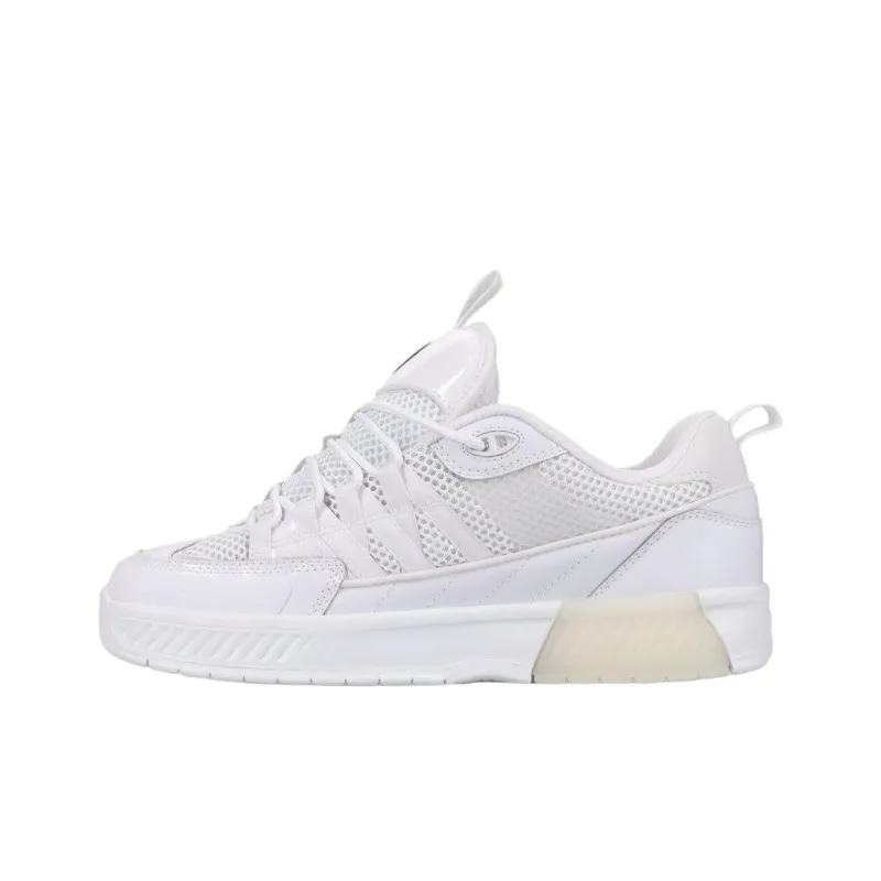 DC Shoes Lucien Low Top Skateboard Shoes Men's White-1