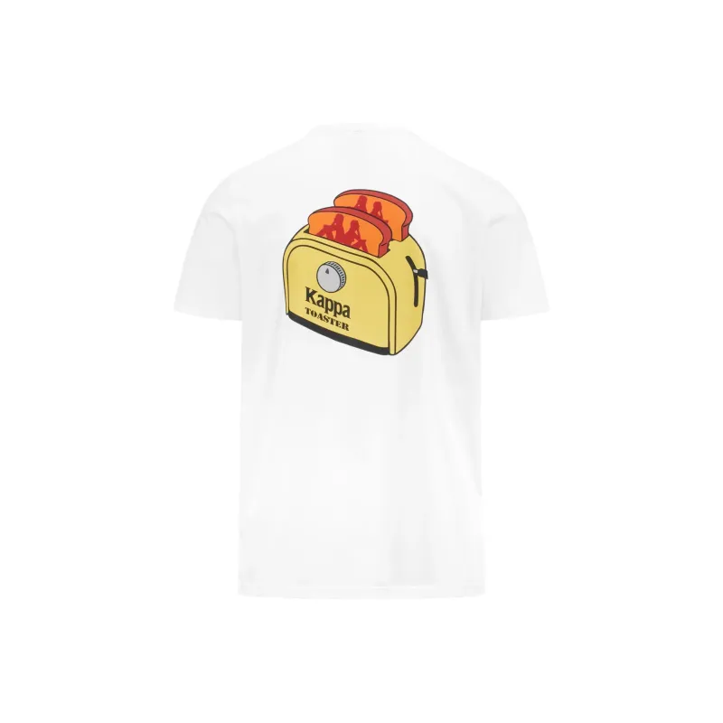 Kappa GRAPHIK LENNOX T Shirt Men's White-1