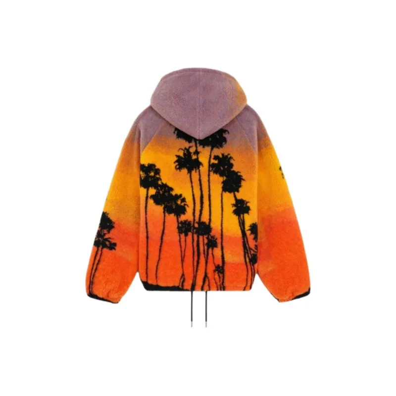 CELINE Velvet feel Coat Men's Orange-1