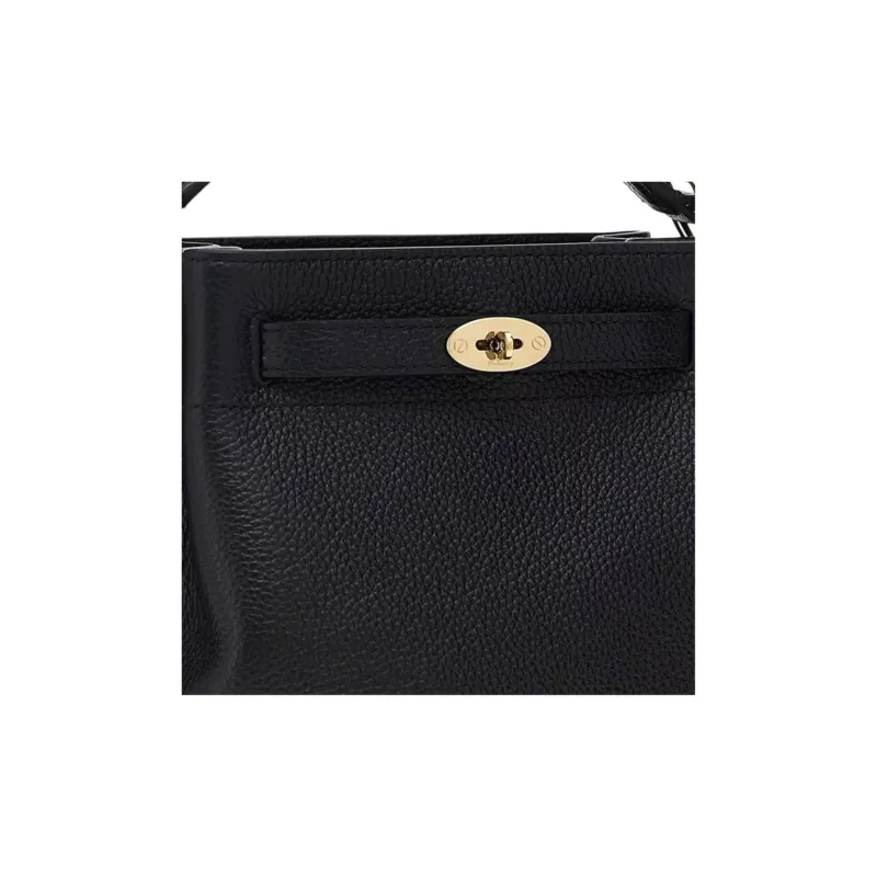 Mulberry Calfskin Bucket Bag Handbag Mini Women's Black-2