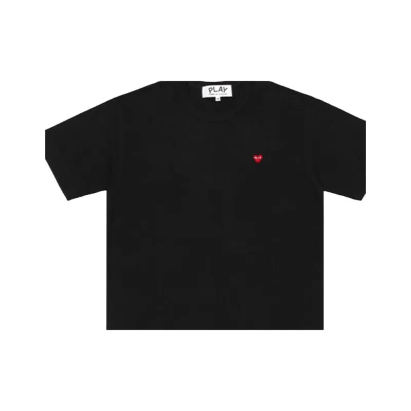 CDG Play T Shirts Men Black-2