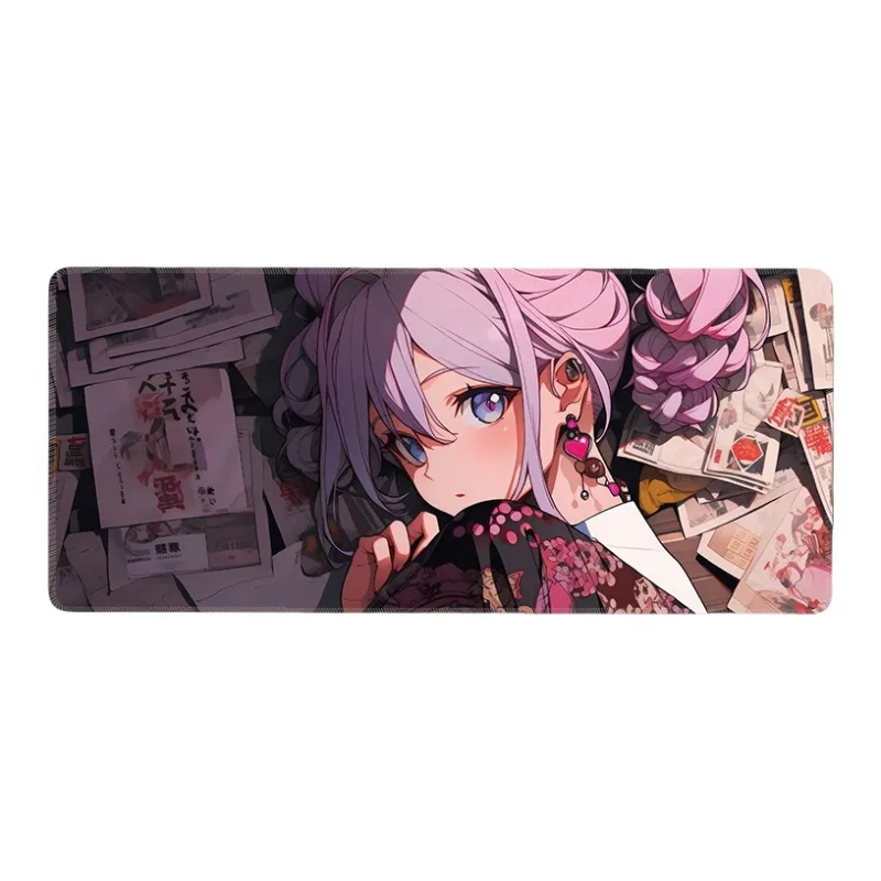 DANYIN Extra Large Vintage Girlish Computer Keyboard Pad Anime Mouse Pad Esports Gaming Table Mats For Men Mouse Pads-11