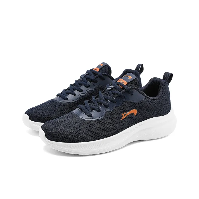 K bird Breathable Lightweight Rebound Low Top Training Racing Running Shoes Men's Black Blue-3