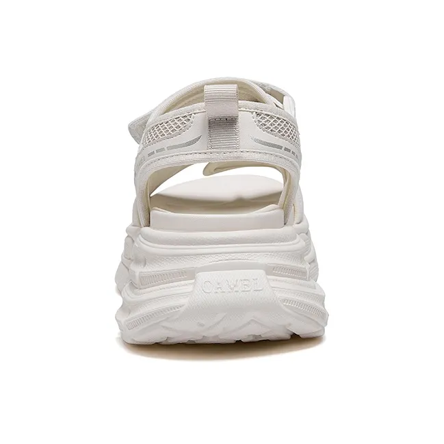 CAMEL Beach Sandals Women's Silver, Black, Beige-13