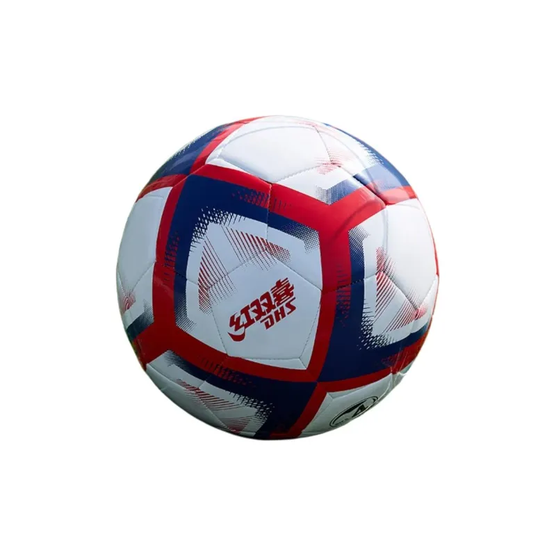 DHS Size 4 Soccer TPU Machine Stitched Soccer Ball Kids' White Red Blue-2