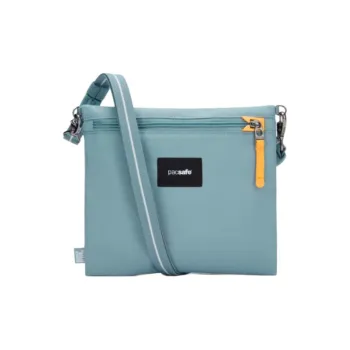 PACSAFE Recycled Polyester Crossbody Bag Women's Blue
