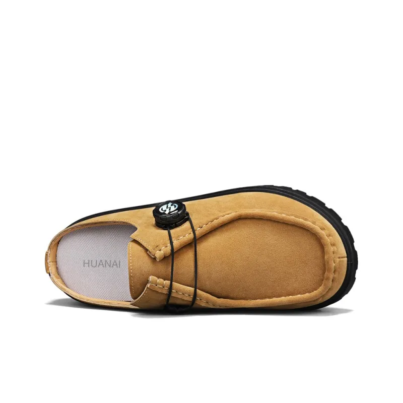HUANAI Quiet Closed Toe Slippers Men's-5