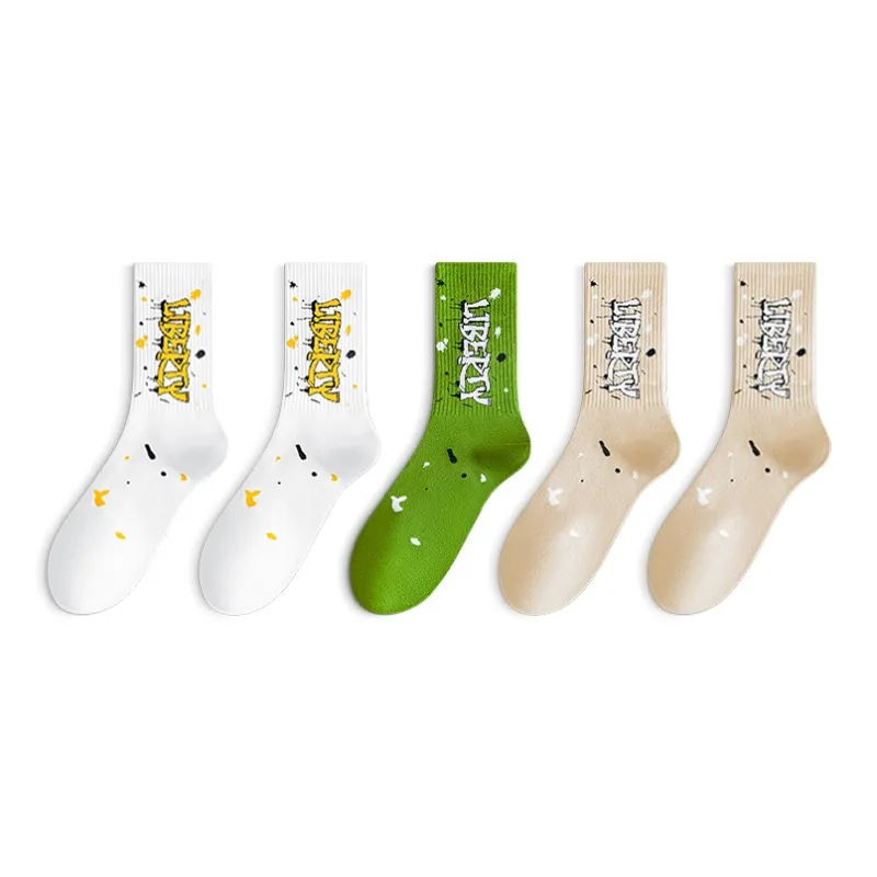 LUOLIAN Mid Calf Socks Men's 5 Pack-0