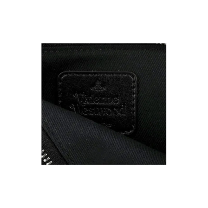 Vivienne Westwood Polyurethane Card Holder Women's Black-6