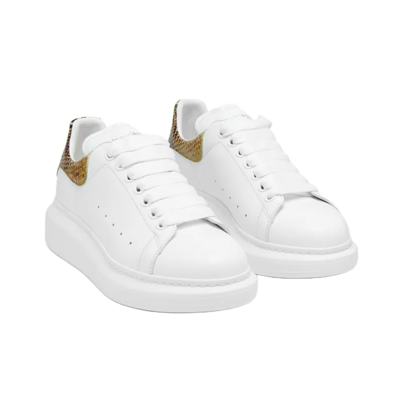 Alexander McQueen Oversized Sneaker Low Top Casual Shoes Women's White-2