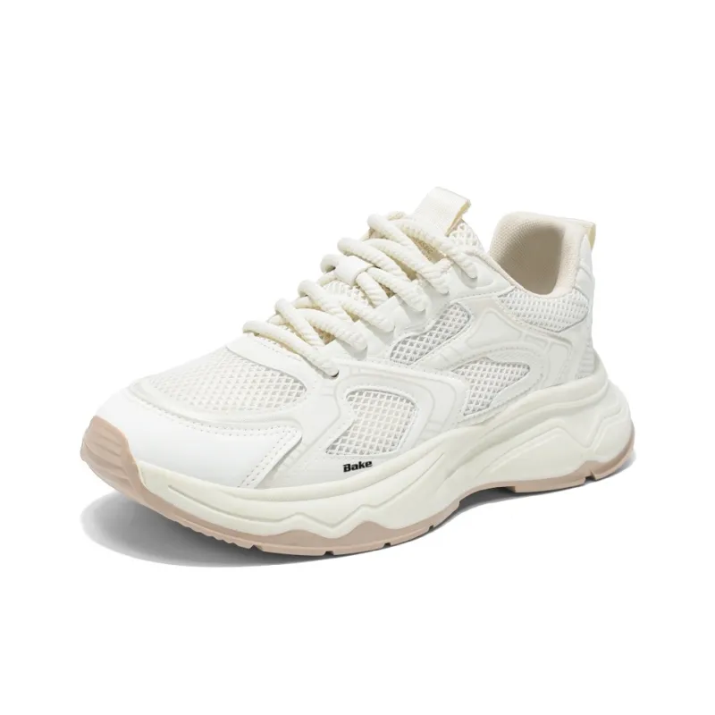 BAKE Slip Resistant, Abrasion Resistant, Breathable Low Top Chunky Sneakers Men's-0