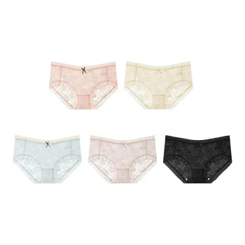 Flowers In Water Underpants Women's 5 Pack