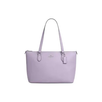 COACH Gallery Recycled Leather Tote Bag, Shopping Bag, Shoulder Bag Tubas Women's Purple