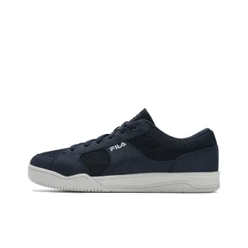 FILA SLANT SHOT Cloud Sail Shoes Lightweight And Breathable Low Top Canvas Shoes Men's Berry Blue