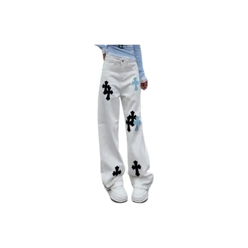 F.K.V.A Jeans Unisex White