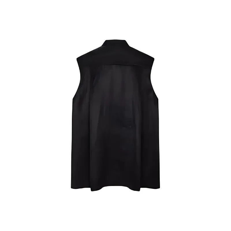 URBAN REVIVO Vests Women's Black-1