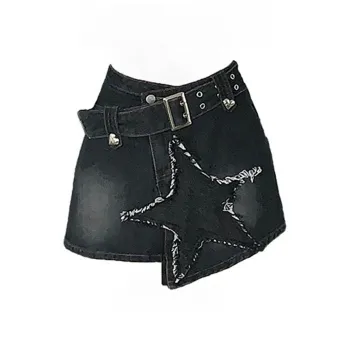 Gentle Welcome Denim Short Skirts Women's