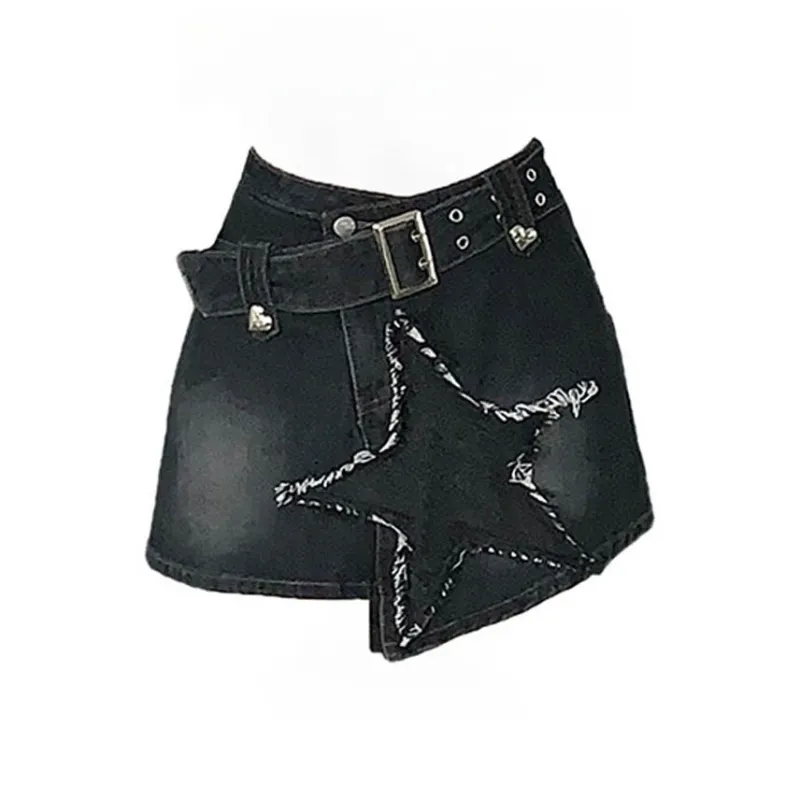 Gentle Welcome Denim Short Skirts Women's-0
