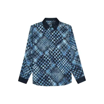 ANDREW MACKENZIE Shirts Unisex Black Blue