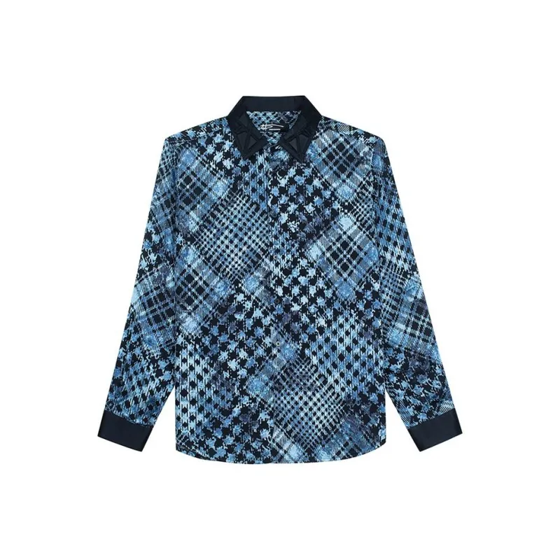 ANDREW MACKENZIE Shirts Unisex Black Blue-0