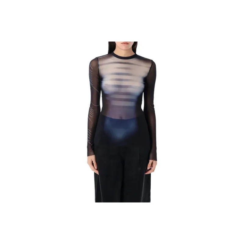 Jean Paul Gaultier T Shirt Women's Black White-0