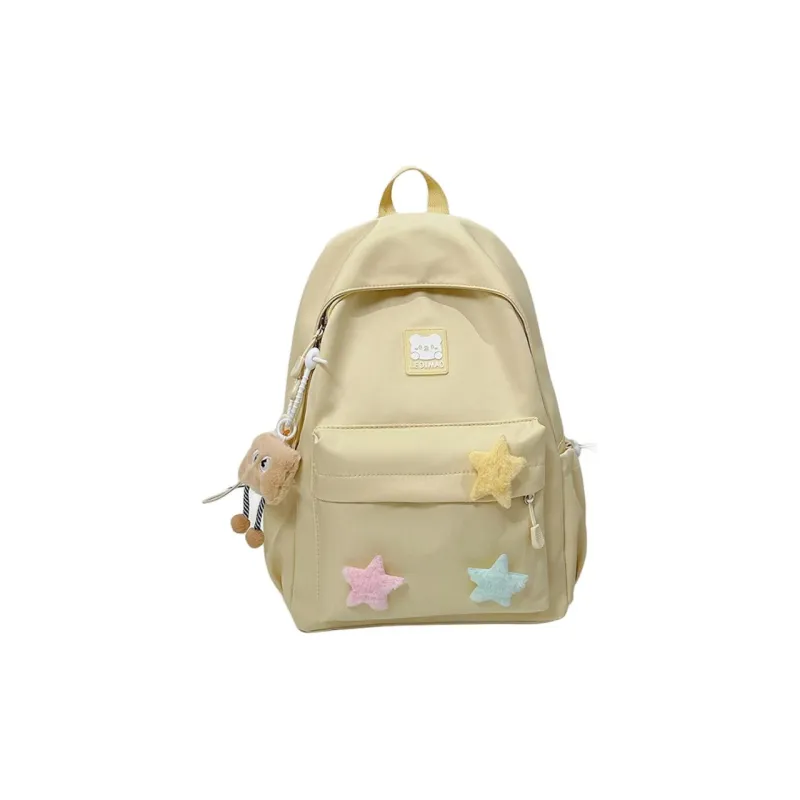 Meow In The Grass Nylon Backpack Women's Multicolor-14