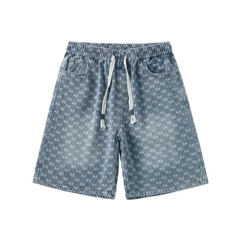 Jeep Denim Shorts Unisex Nostalgic Blue
