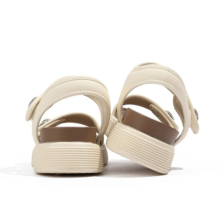 BABAYA KIDS One Strap Sandals Women's Beige-5