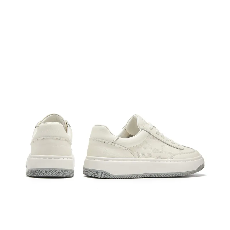 MILLIE'S Low Top Skateboard Shoes Men's White-4