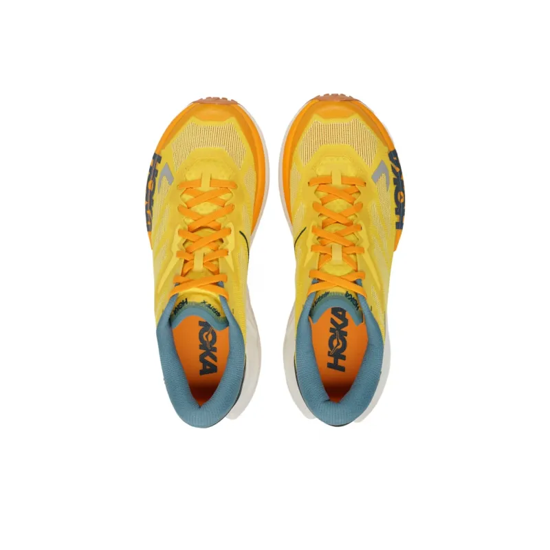 HOKA ONE ONE Anti Slip Wear Resistant Low Top Running Shoes Unisex Yellow-2