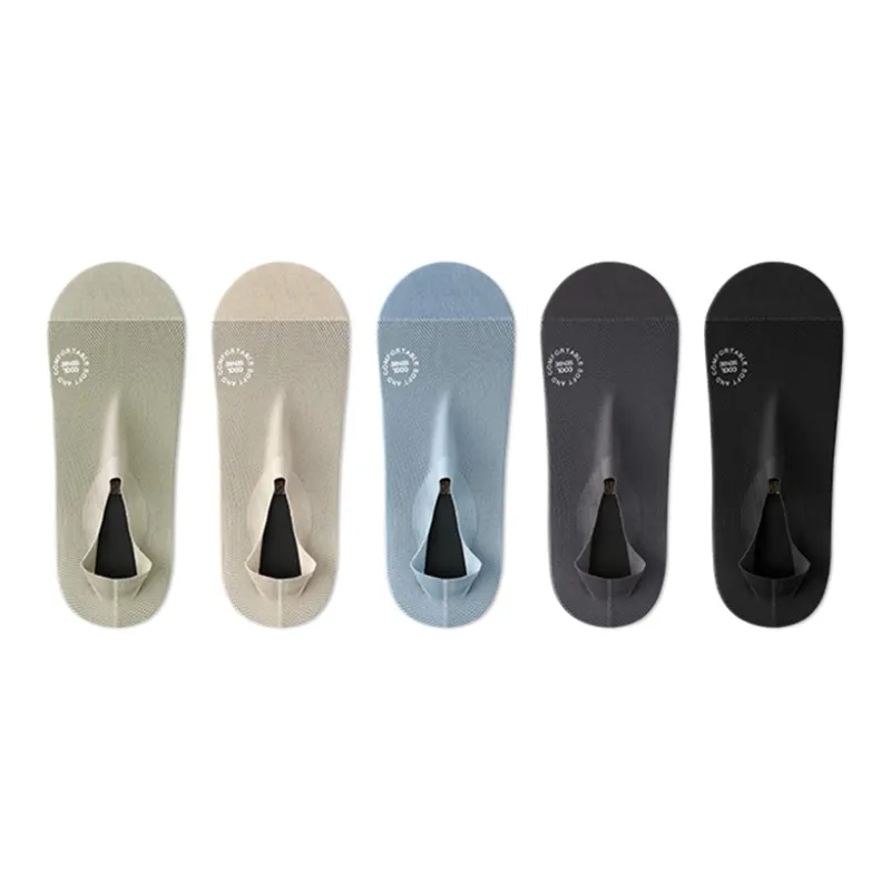 B&C.Room No Show Socks Men's 5 Pack-0