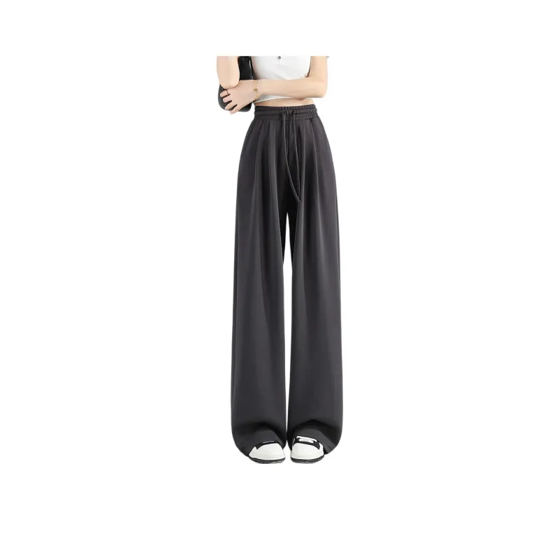 Tonlion Casual Pants Women's Dark Gray-0