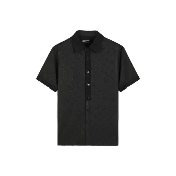 ANDREW MACKENZIE Shirts Men Black