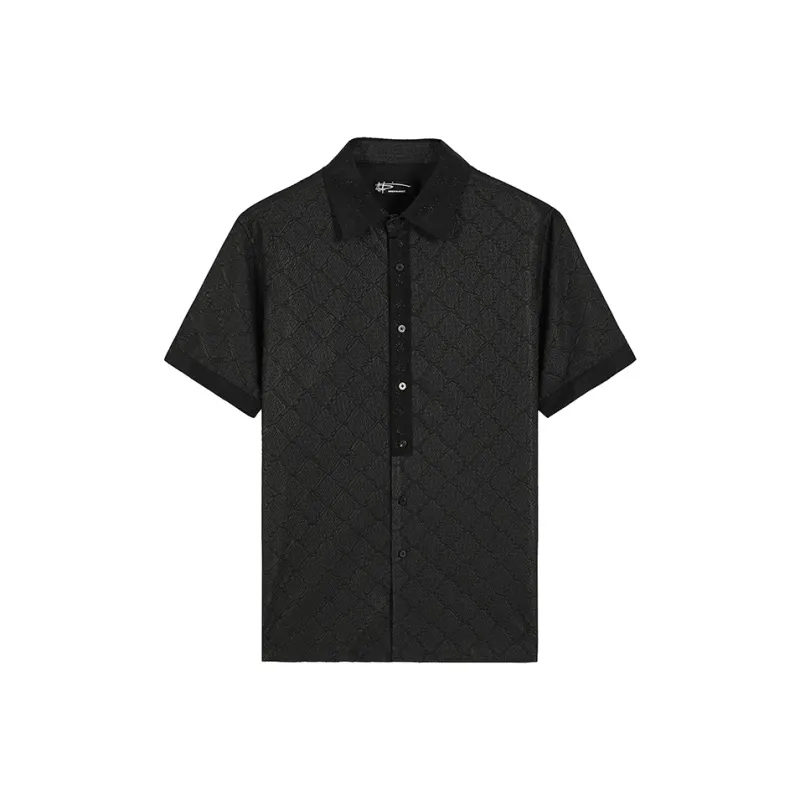ANDREW MACKENZIE Shirts Men Black-0