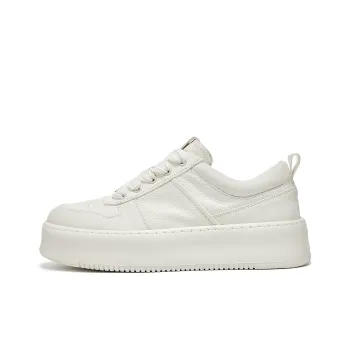 MILLIE'S Abrasion Resistant Low Top Skateboard Shoes Men's White