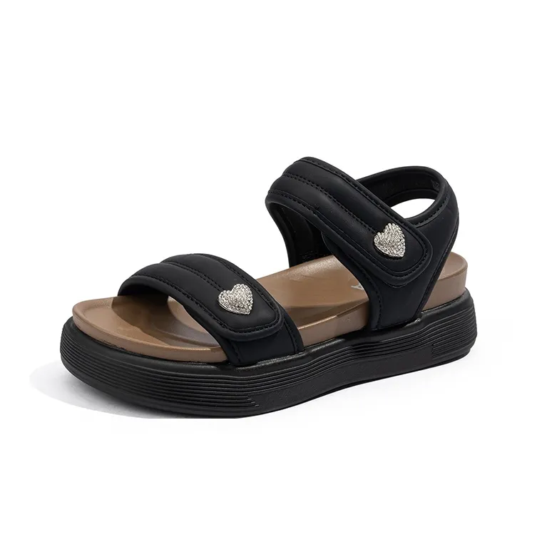 BABAYA KIDS One Strap Sandals Women's Black-1